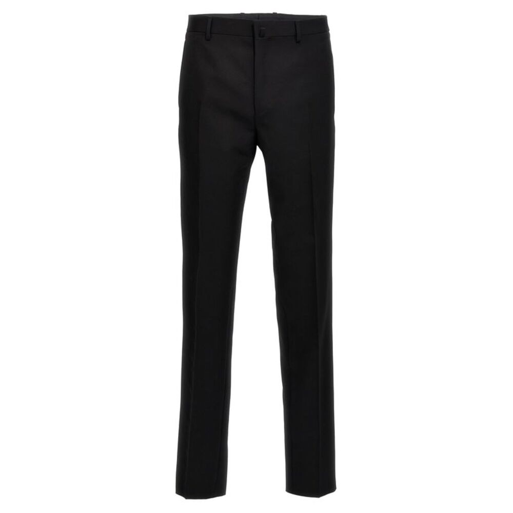 Lanvin Black Wool Dress Men's Pants